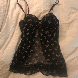 lingerie bustier sheer bra top